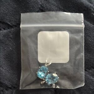 Blue Topaz 6 prong pendants